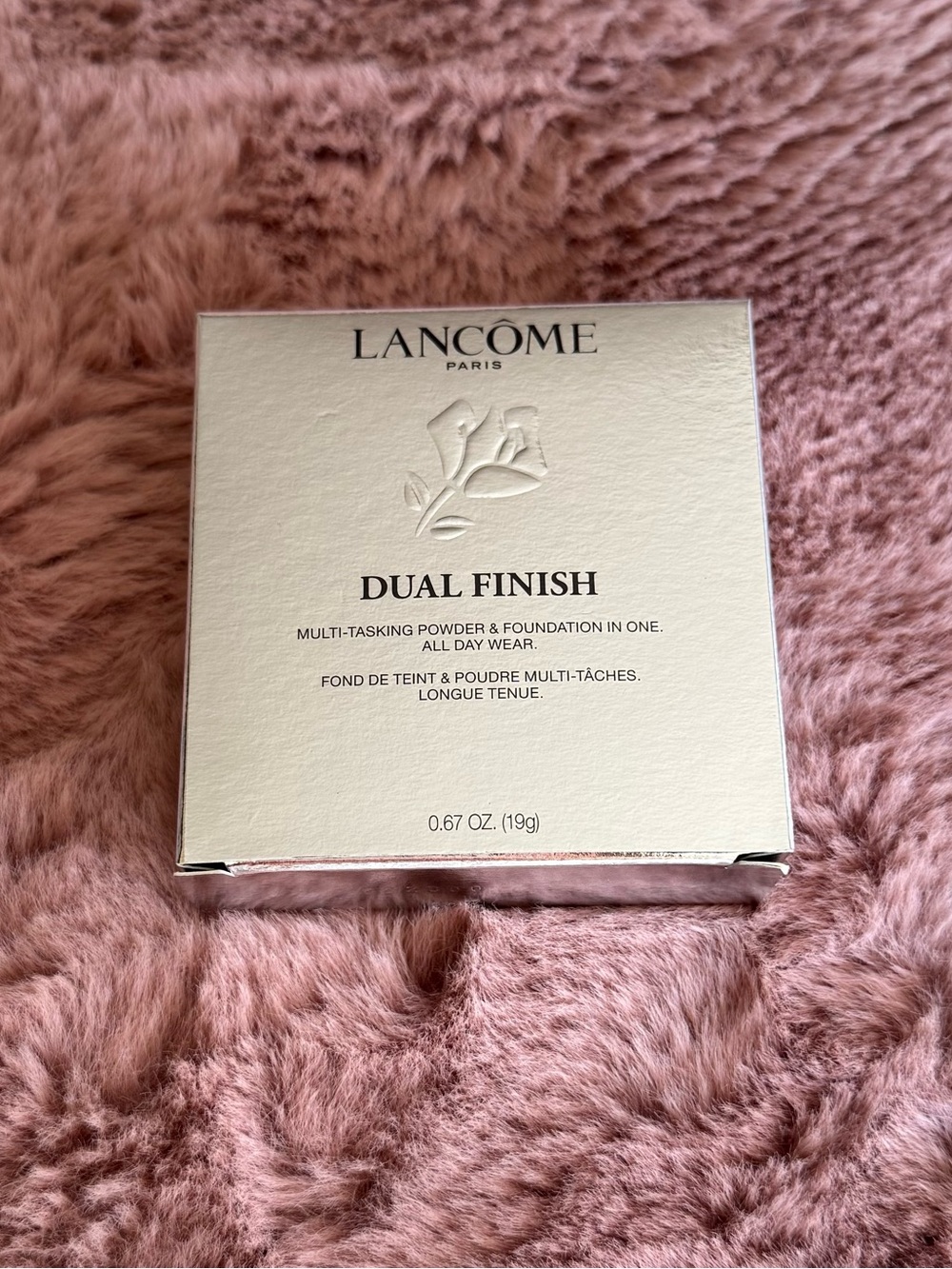 NWT Lancôme Dual Finish multitasking Powder & Foundation 090N